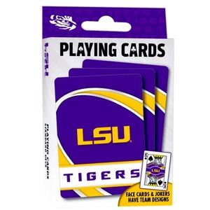 🏈❤️♣️♦️♠️ LETS PLAY❗️ “LSU TIGERS PLAYING CARDS - 54 CARD DECK”❗️🏈